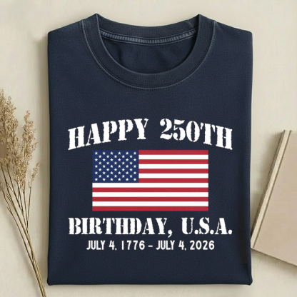 Happy 250th Birthday USA T-shirt