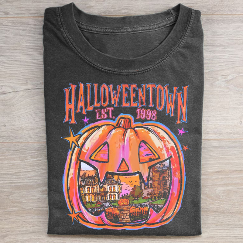 Retro Spooky Season Autumn Graphic T-shirt