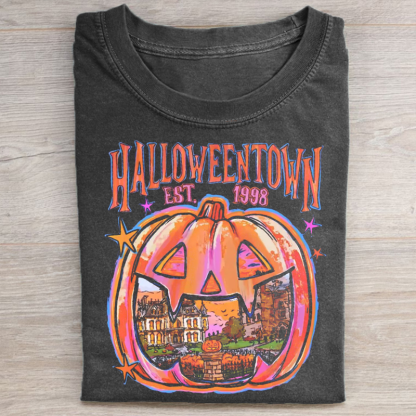 Retro Spooky Season Autumn Graphic T-shirt