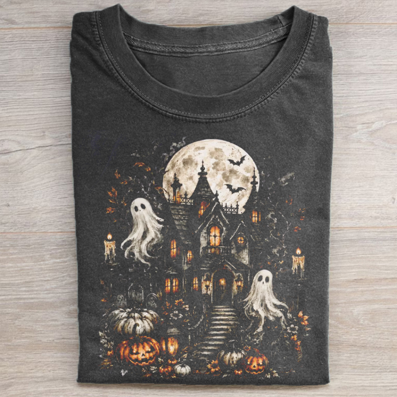 Haunted House Halloween T-shirt