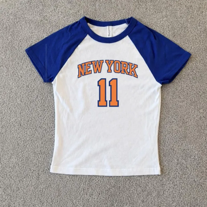  New york 11 Baby ribbed T-shirt