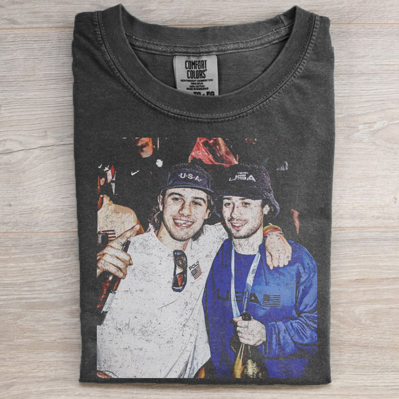 USA Gold Hockey T-shirt