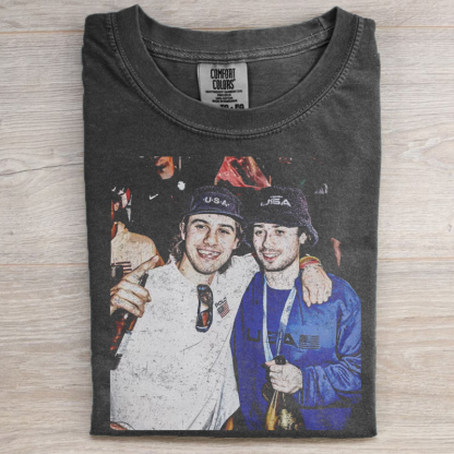 USA Gold Hockey T-shirt