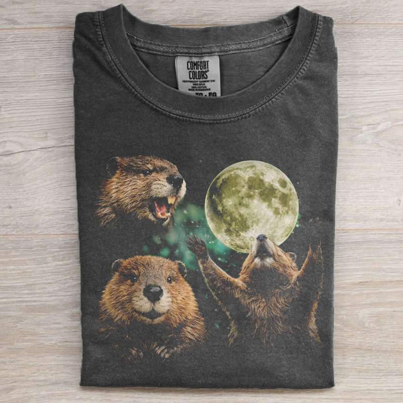 Beaver Moon Vintage Graphic T-shirt
