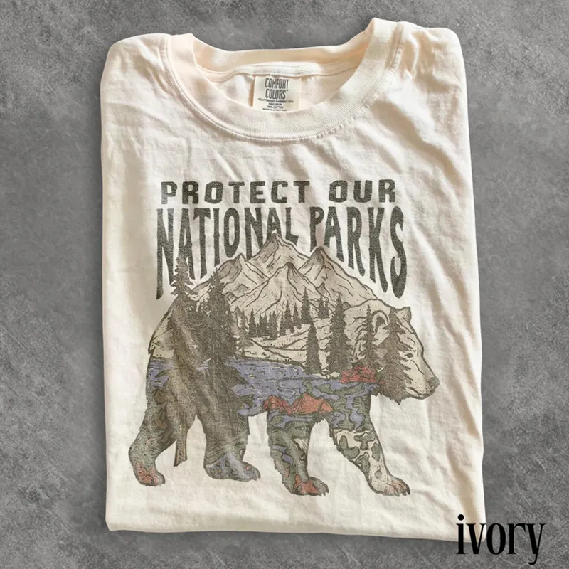 National Parks Bear Graphic T-shirt