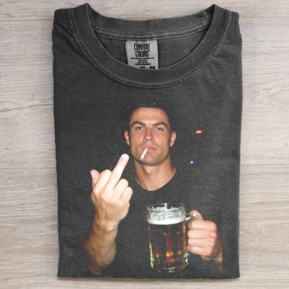 Funny Football Star Graphic T-shirt 