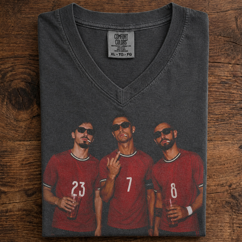 Funny Manchester V-neck T-shirt 