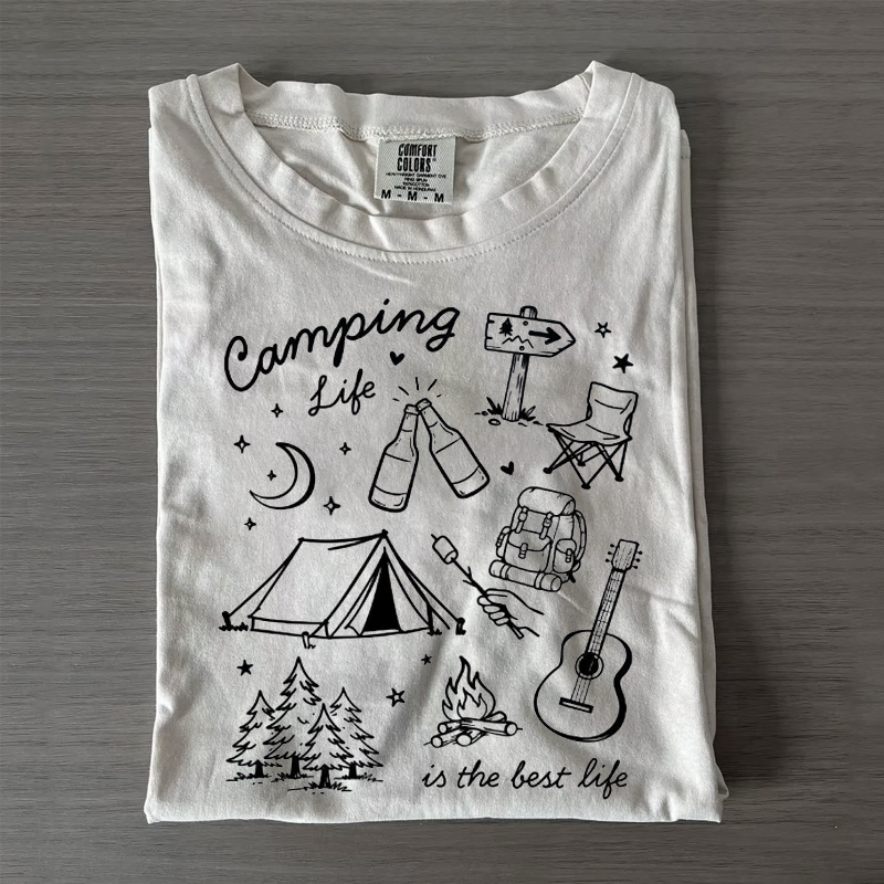 Vintage Camping Life T-shirt