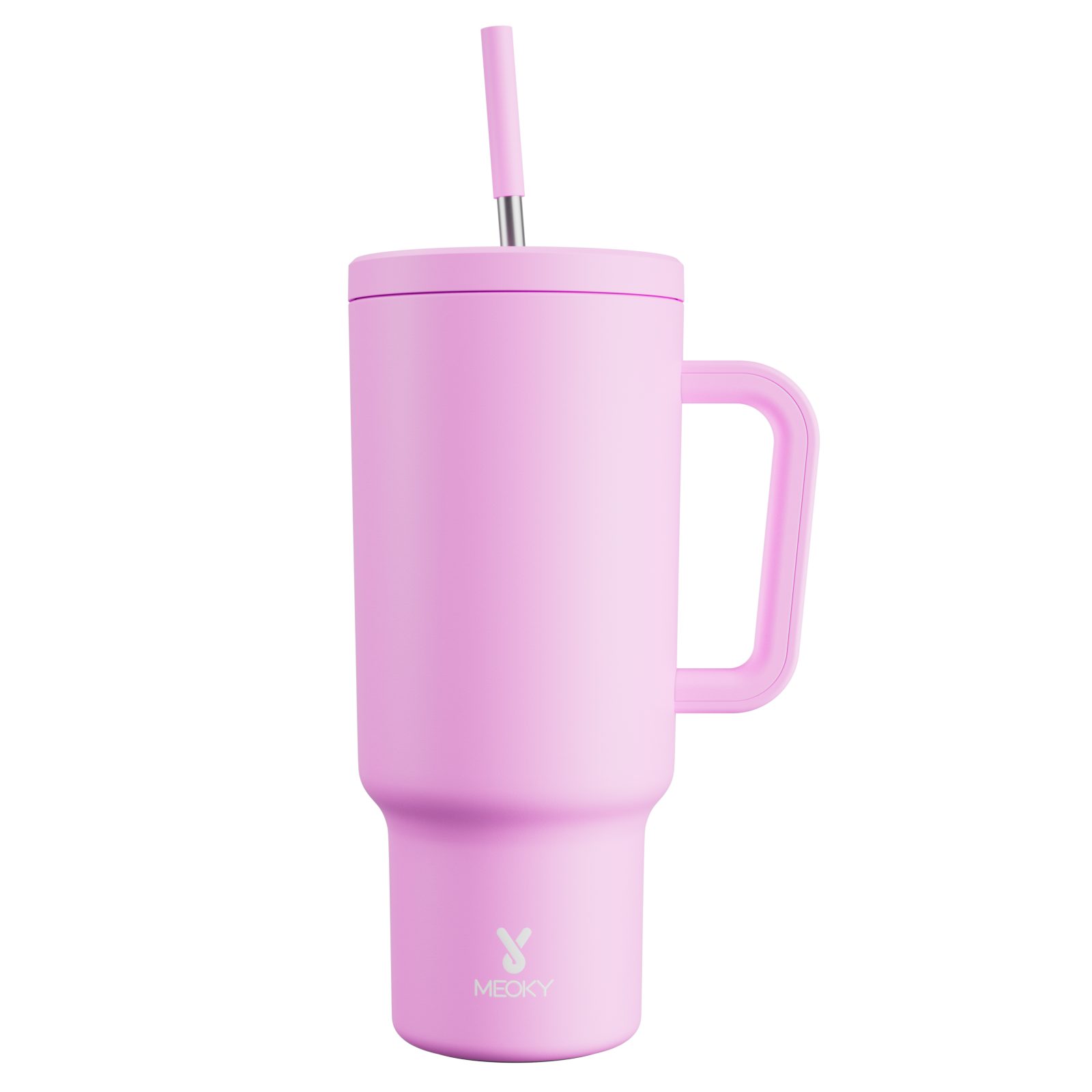 40oz Tumbler With Straw Monochrome Collection-Light Purple