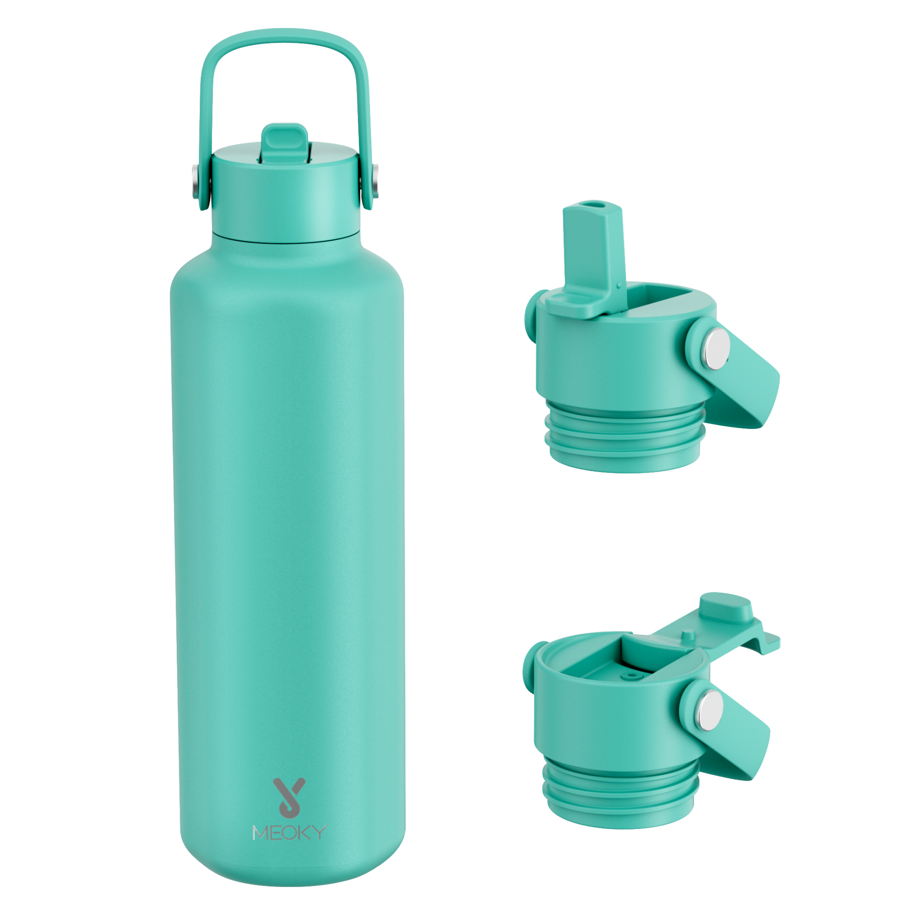 24oz Hexagonal Water Bottle Pure