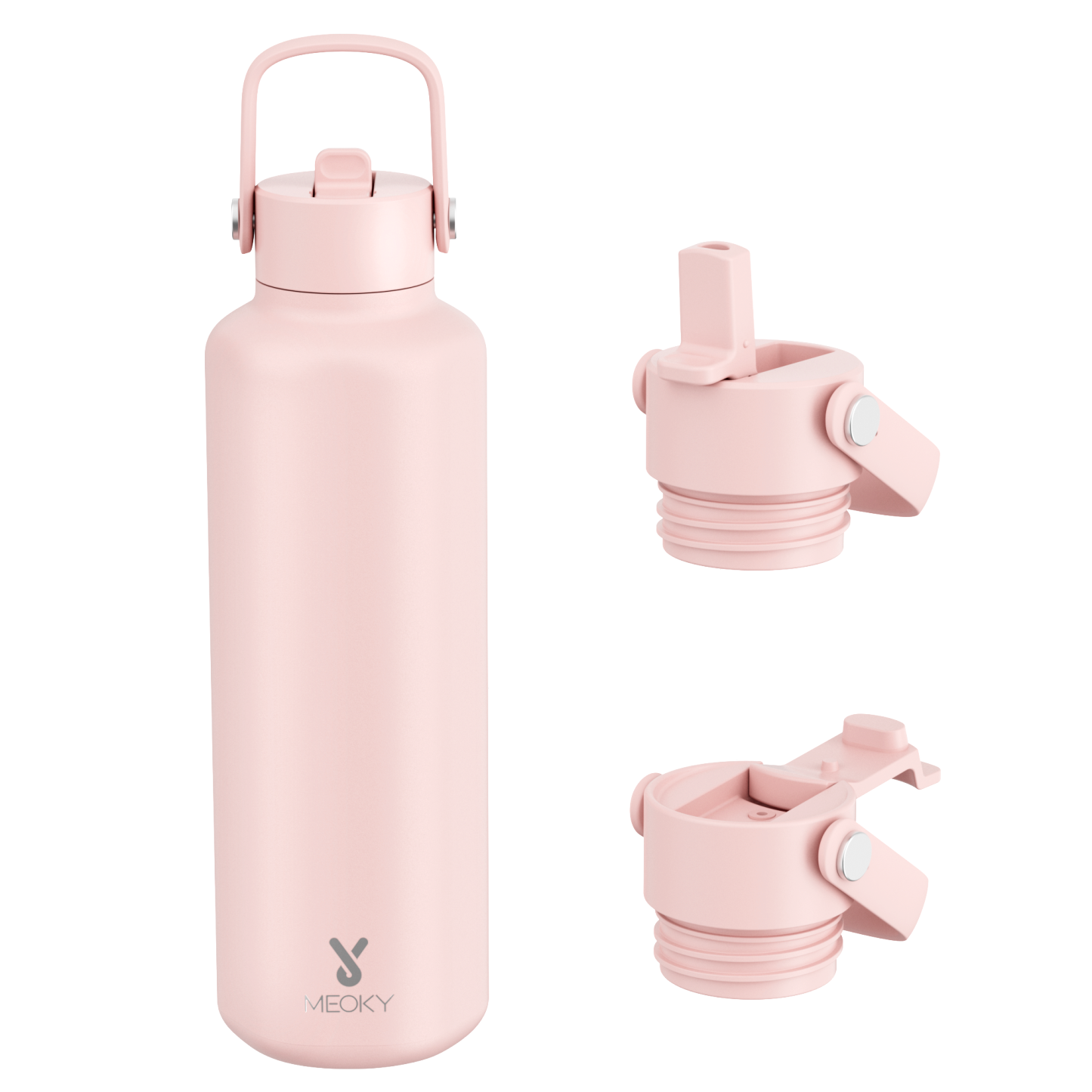 24oz Hexagonal Water Bottle Pure