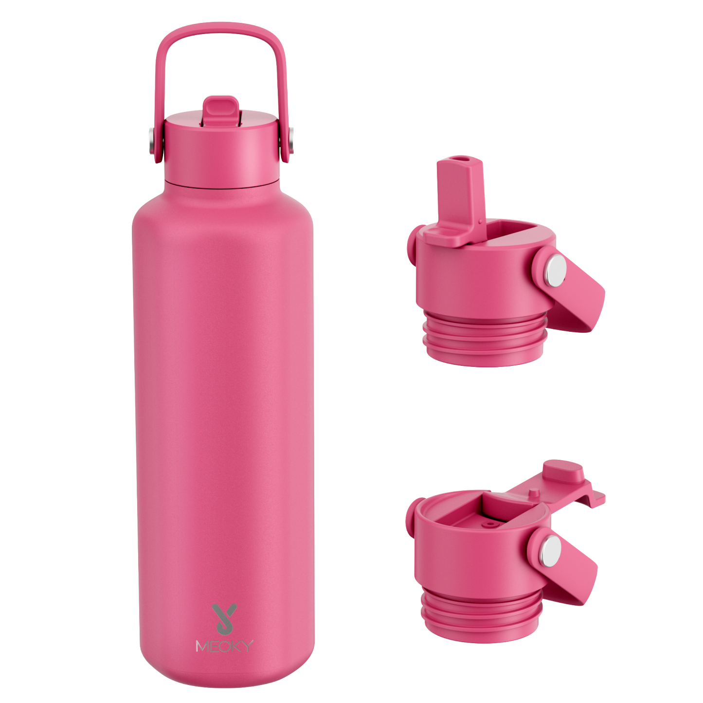 24oz Hexagonal Water Bottle Pure