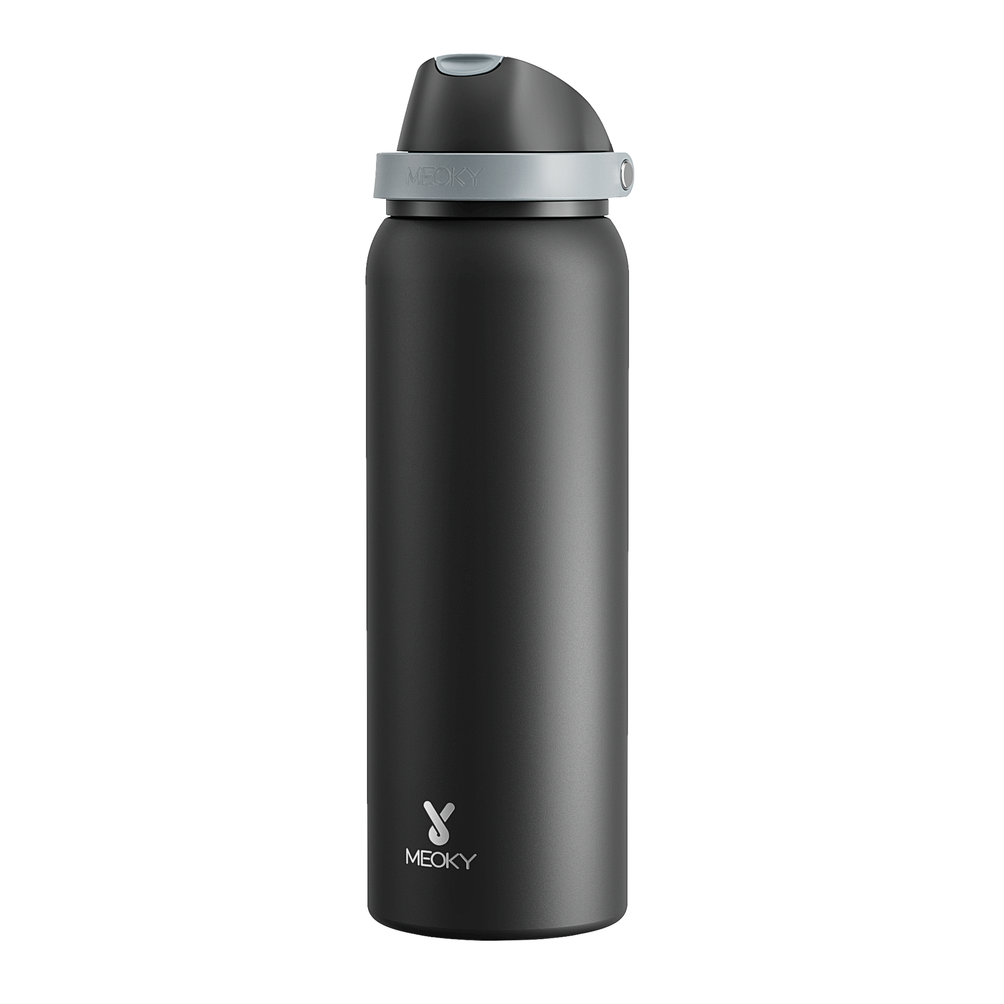 Meoky 40oz Dual-Spout Pop-Top Water Bottle