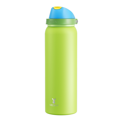 Meoky 40oz Dual-Spout Pop-Top Water Bottle