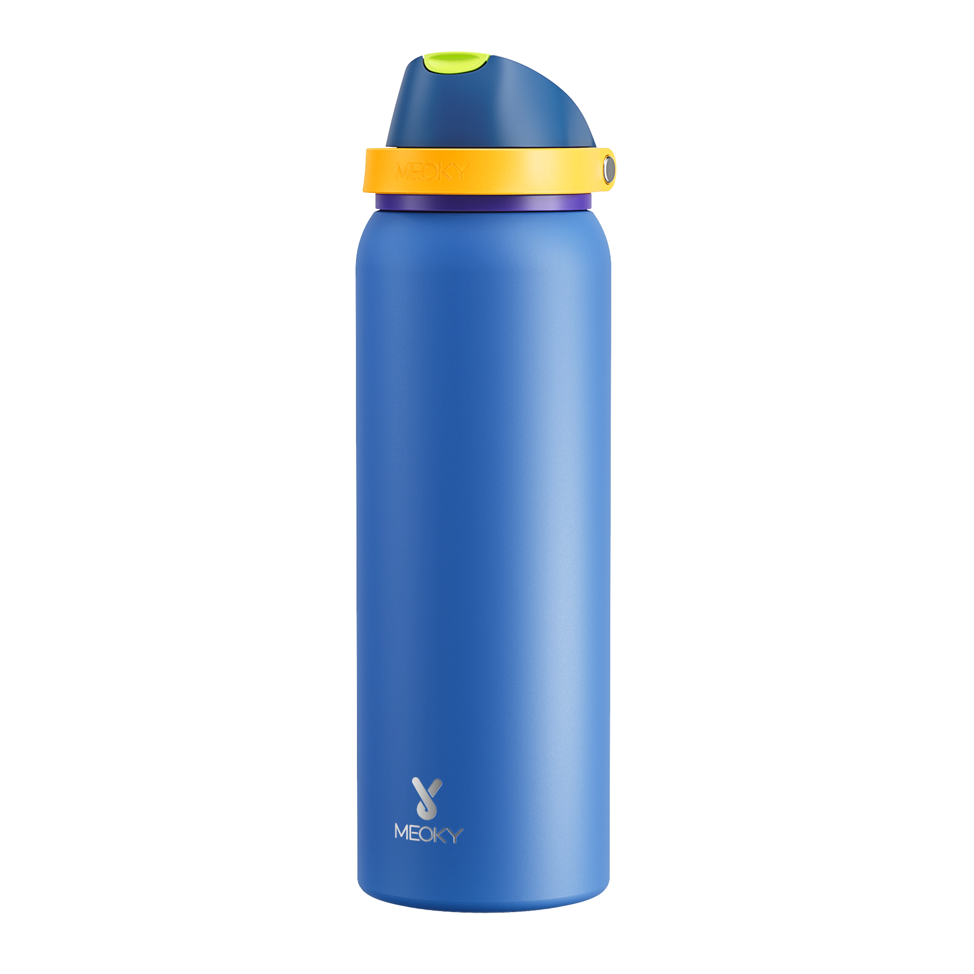 Mwoky 40oz Dual-Spout Pop-Top Water Bottle