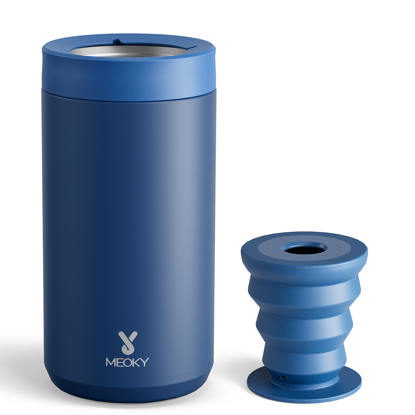 17 oz can cooler ocean blue