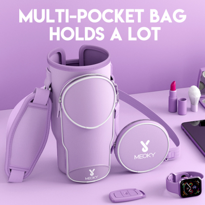 tumbler cup bag purple