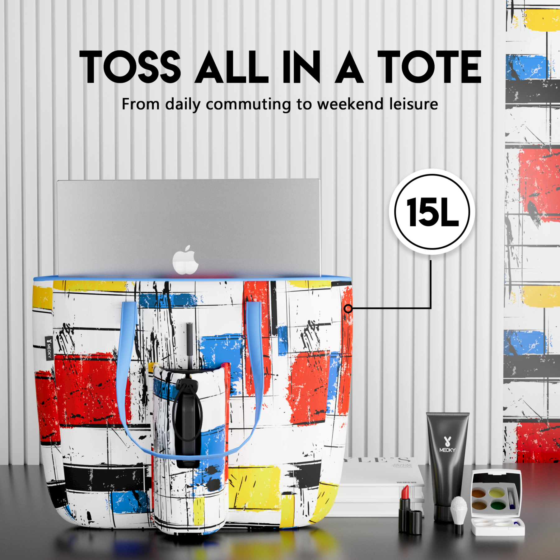 tote bag mondrian vibe