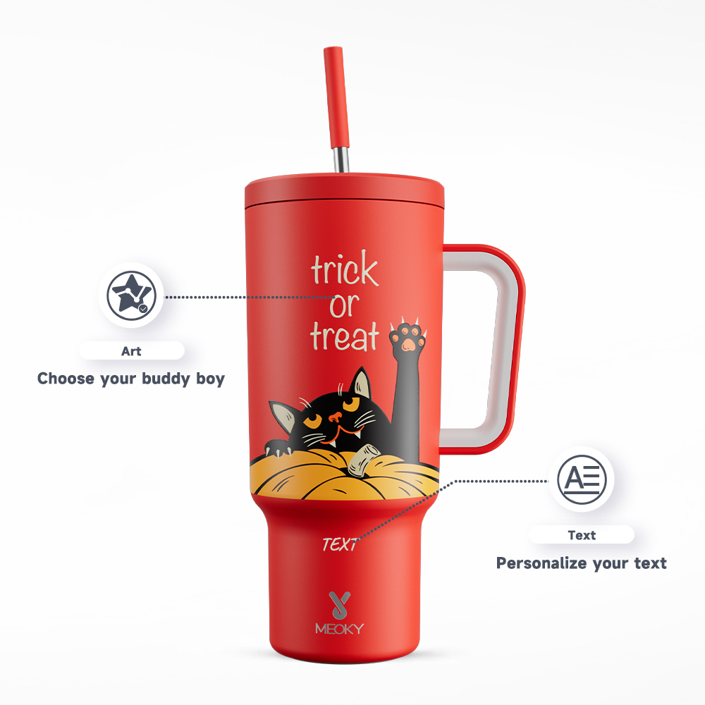 40oz Tumbler With Straw Customized - pet