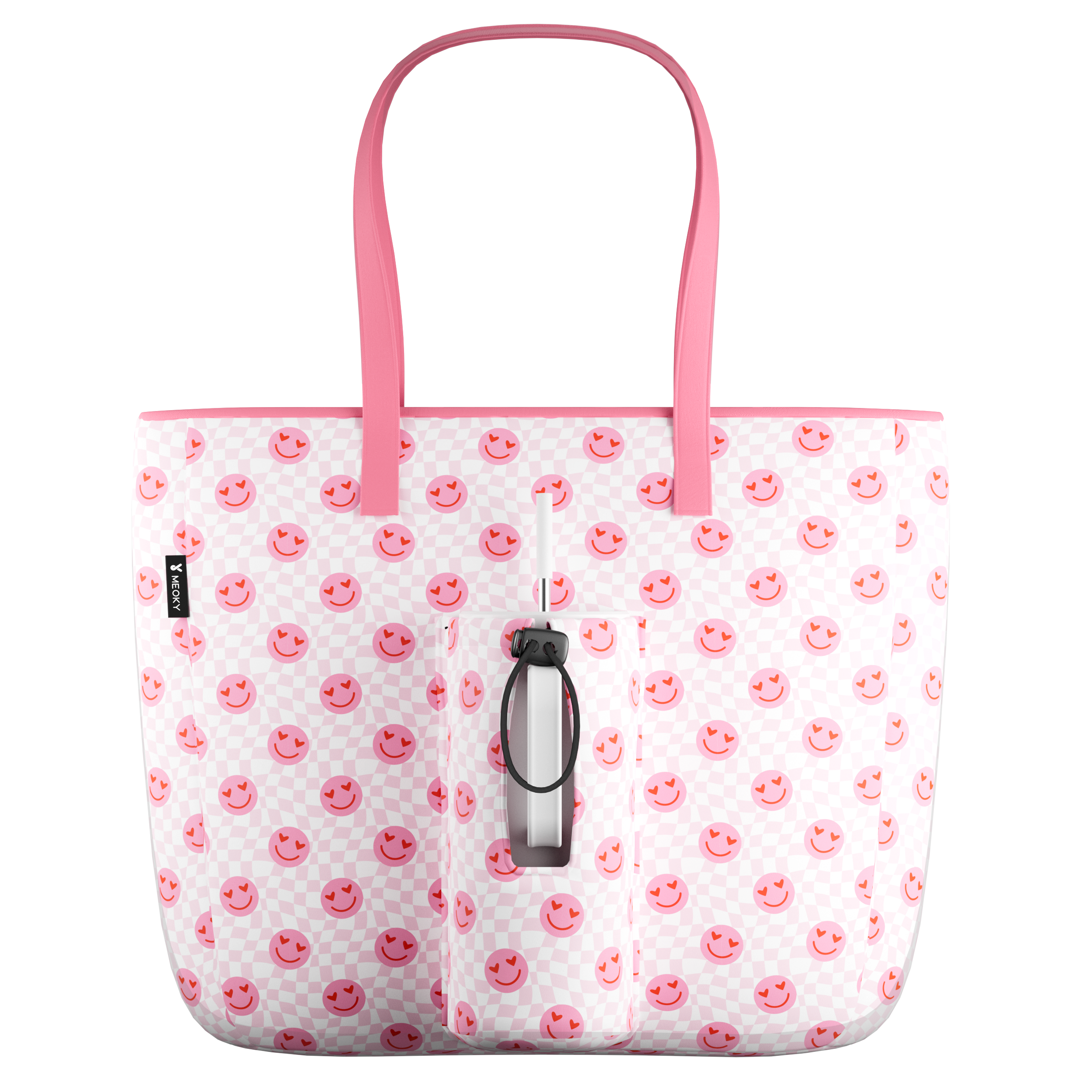 tote bag happy checker