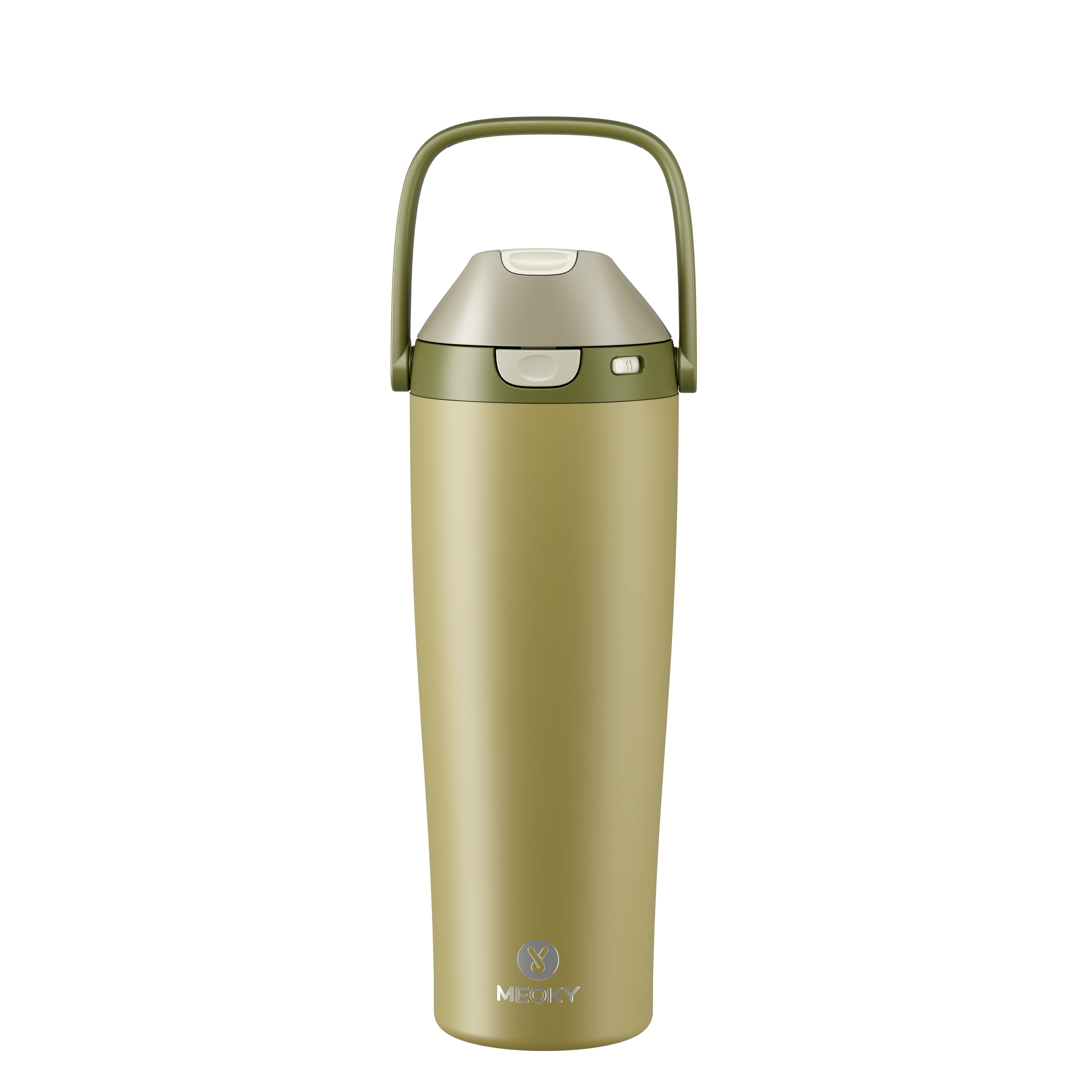 [New Arrival] MEOKY Dual-Sip Flip Lid Water Bottle with Carry Handle 24oz 32oz 40oz