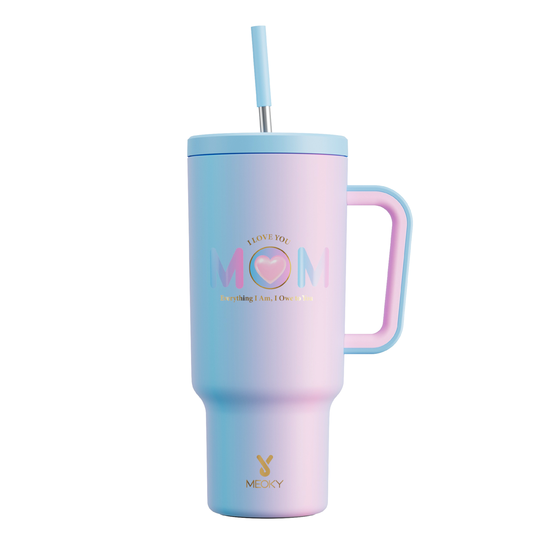 40oz Tumbler With Straw - Mother's Day Edition-customized-40oz-tumbler-with-straw-a-perfect-gift-for-mom!