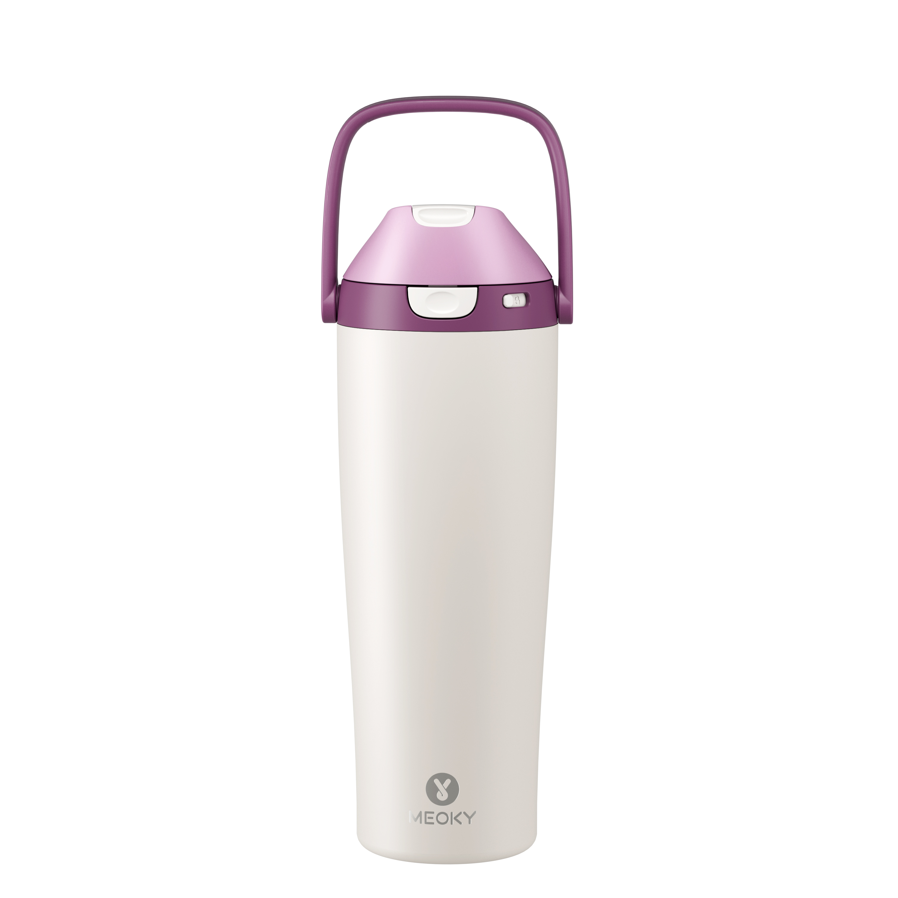 [New Arrival] MEOKY Dual-Sip Flip Lid Water Bottle with Carry Handle 24oz 32oz 40oz
