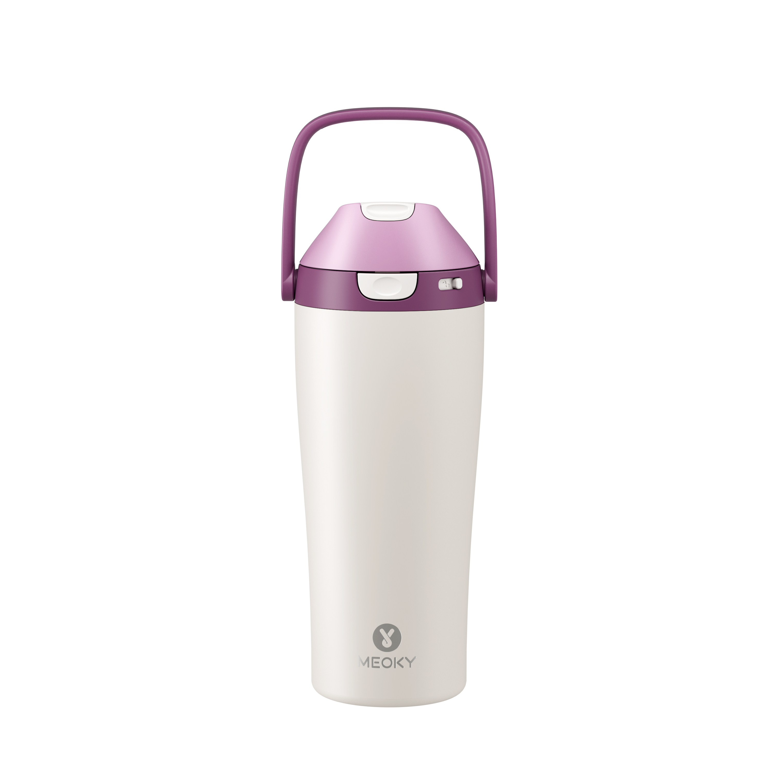 [New Arrival] MEOKY Dual-Sip Flip Lid Water Bottle with Carry Handle 24oz 32oz 40oz