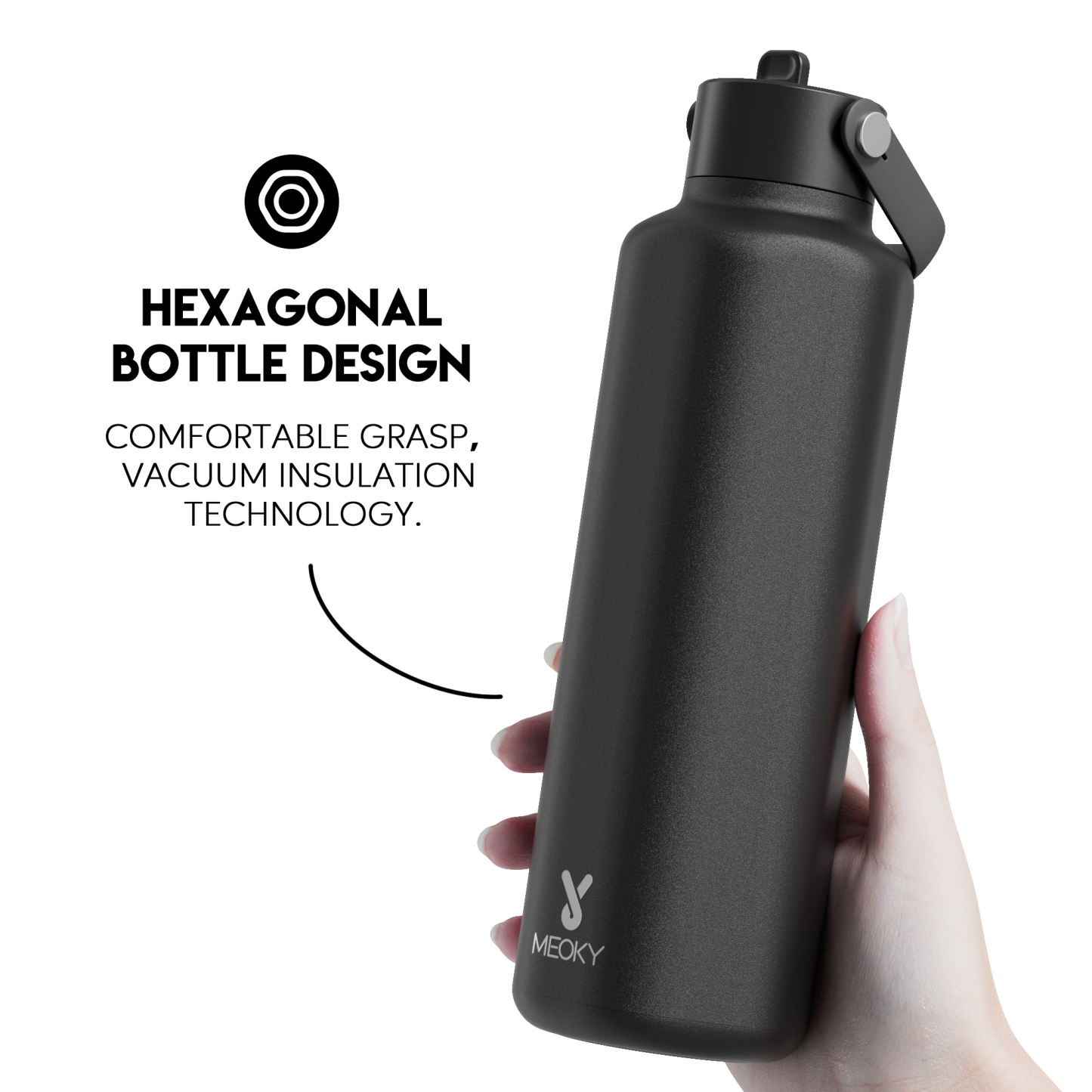 24oz Hexagonal With Carrying Handle Pure