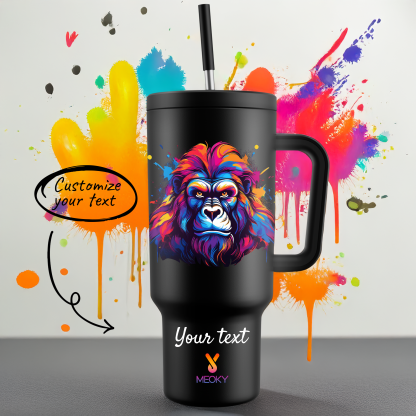Wild Animal Collection - Customized 40oz Tumbler With Straw - The perfect gift for Loved ones, relatives, friends !