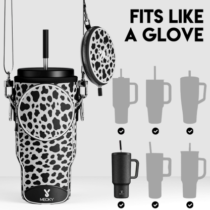 tumbler cup bag cow
