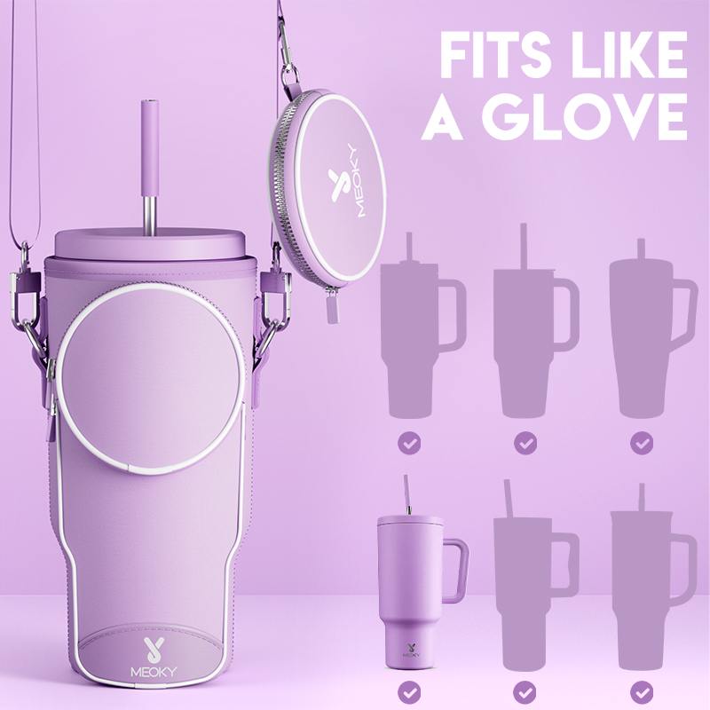 tumbler cup bag purple