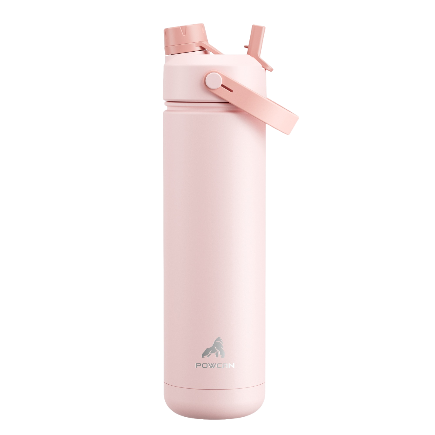26 oz Insulated Water Bottle with 2-in-1 Straw and Spout Lid Cotton Candy