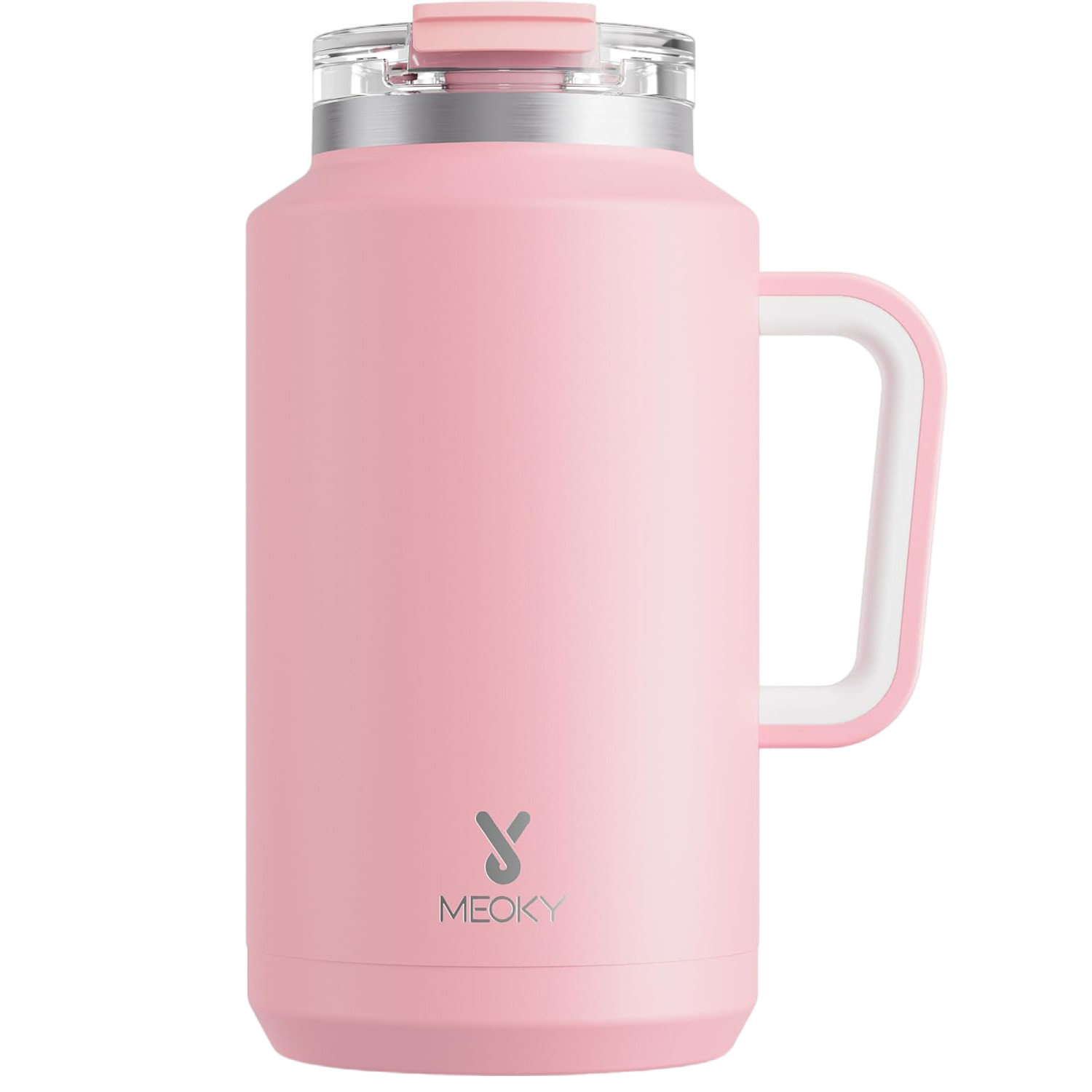 50oz water bottle 2 in 1 lid pure light pink