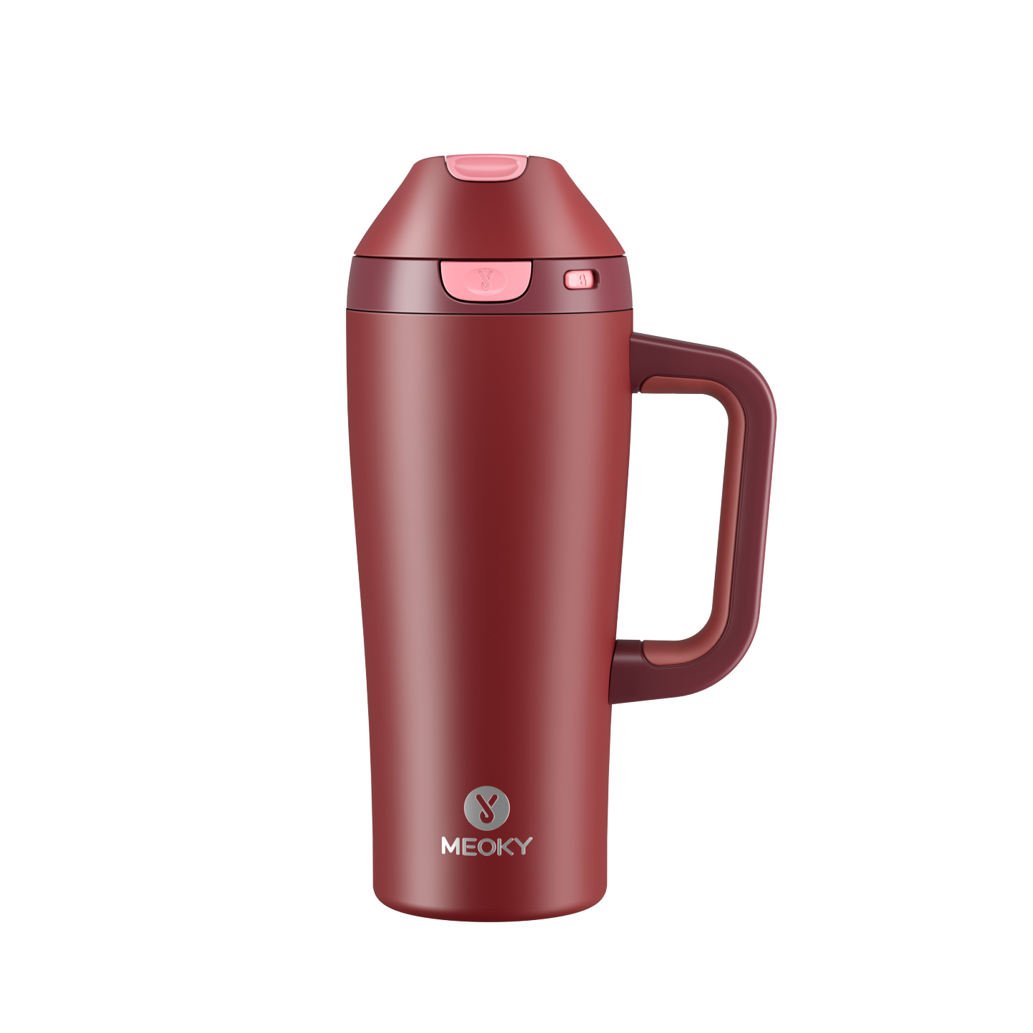 Meoky Dual-Sip Flip-Top Tumbler with Handle 24oz/32oz/30oz