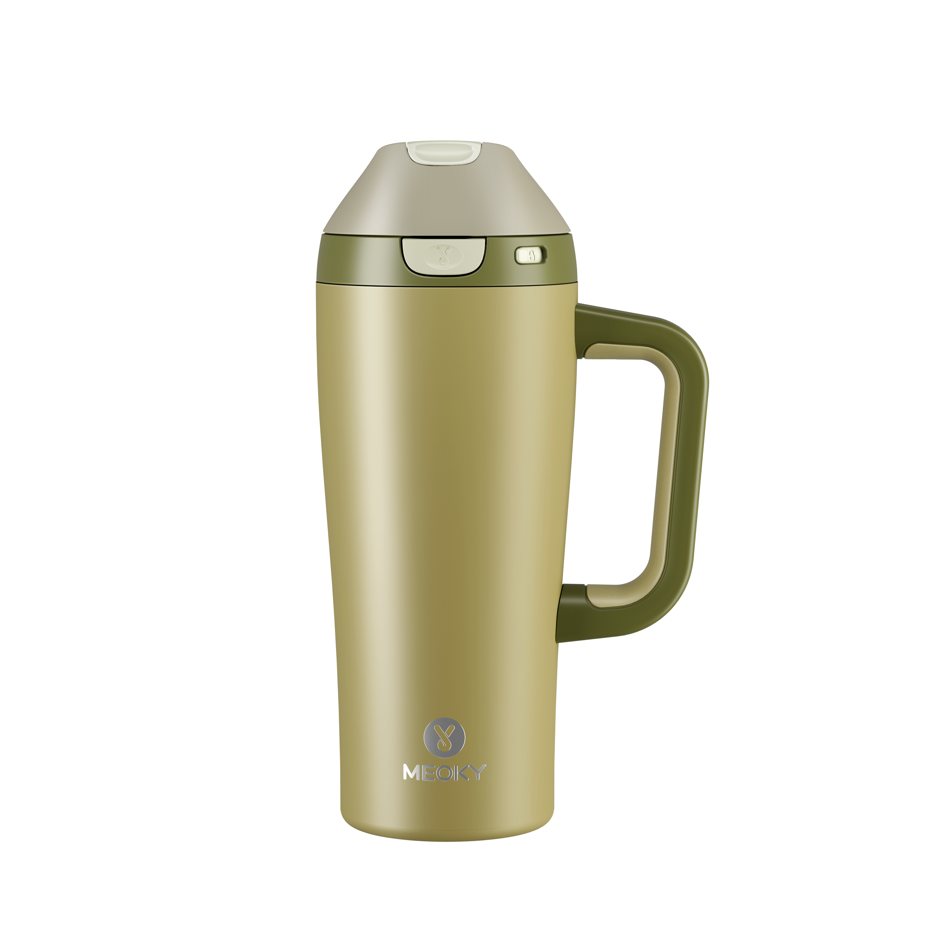 [New Arrival] Meoky Dual-Sip Flip-Top Tumbler with Handle 24oz/32oz/30oz