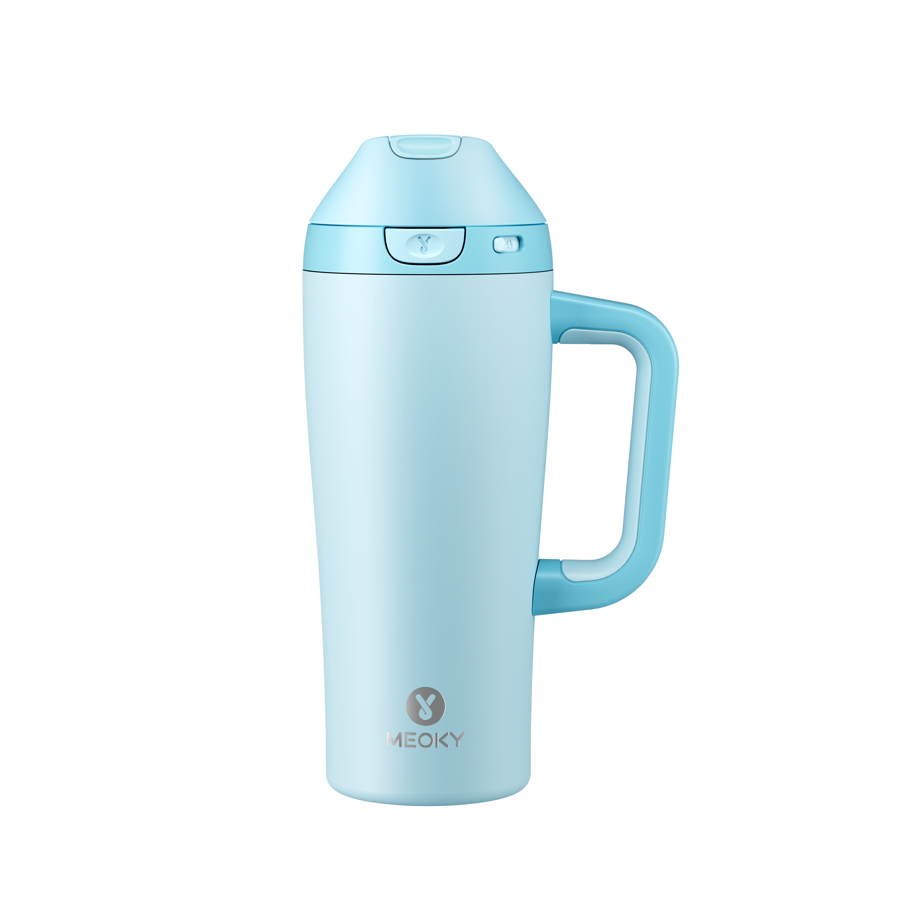 Meoky Dual-Sip Flip-Top Tumbler with Handle 24oz/32oz/30oz