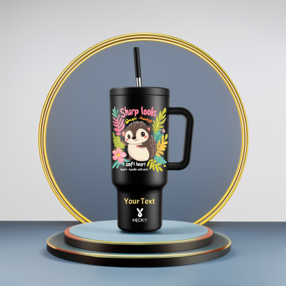 40oz Tumbler With Straw Customized - Cartoon Animals Collection - Gifts for yourself, family, friends, lovers!