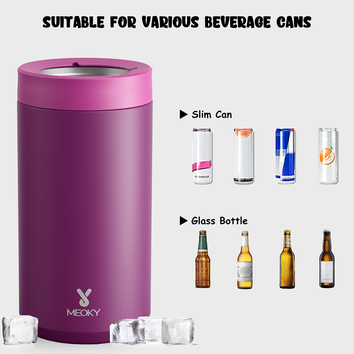 17 oz can cooler berry