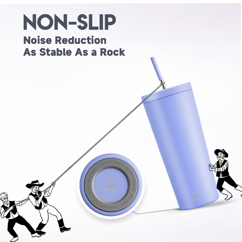 24oz cold cup straw pure purple