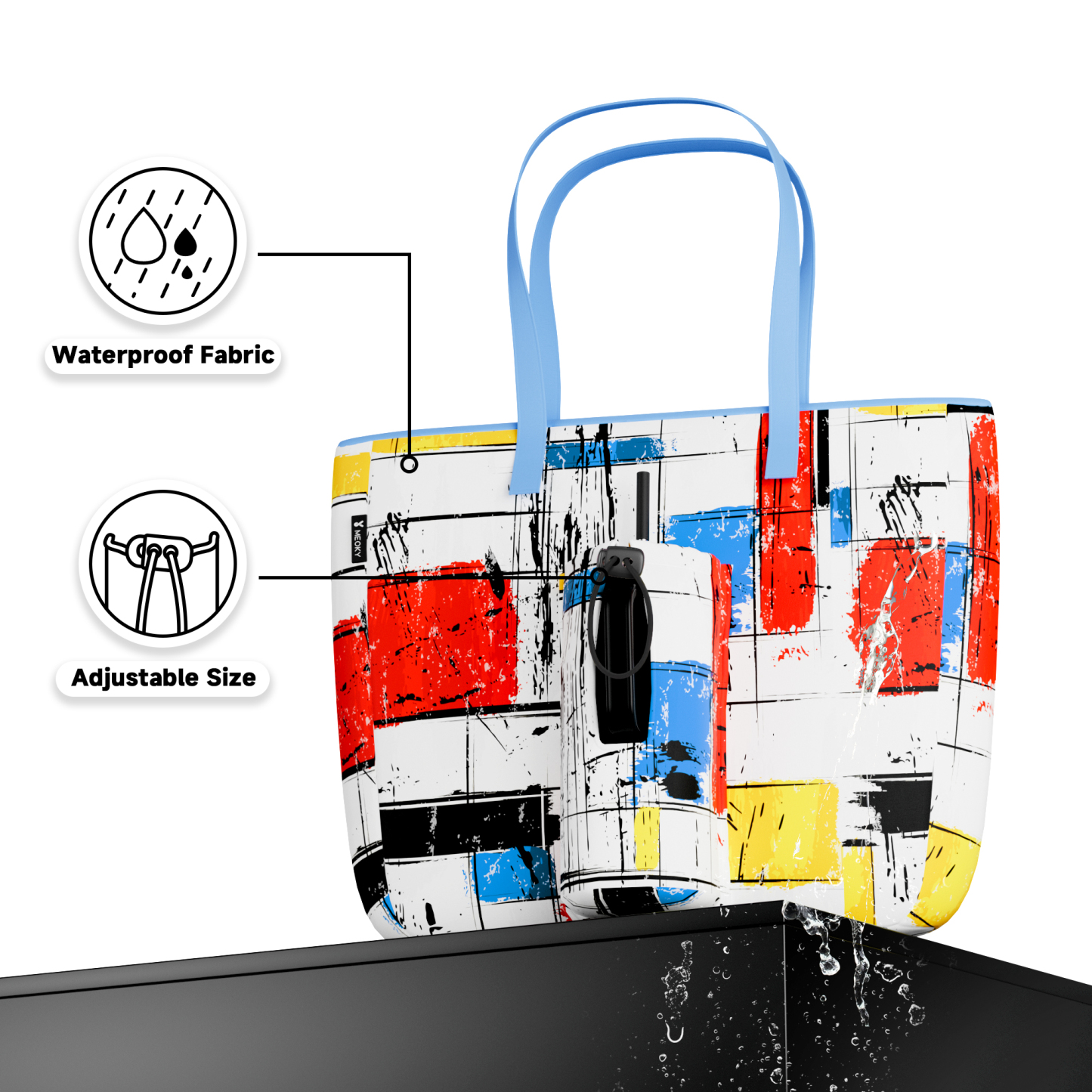 tote bag mondrian vibe