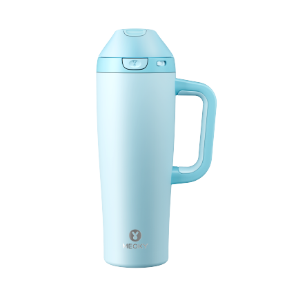 Meoky Dual-Sip Flip-Top Tumbler with Handle 24oz/32oz/30oz