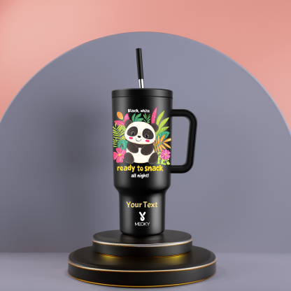 40oz Tumbler With Straw Customized - Cartoon Animals Collection - Gifts for yourself, family, friends, lovers!