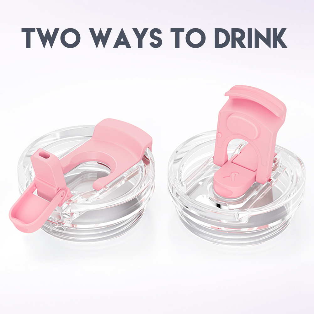 24oz cold cup 2 in 1 lid pure light pink