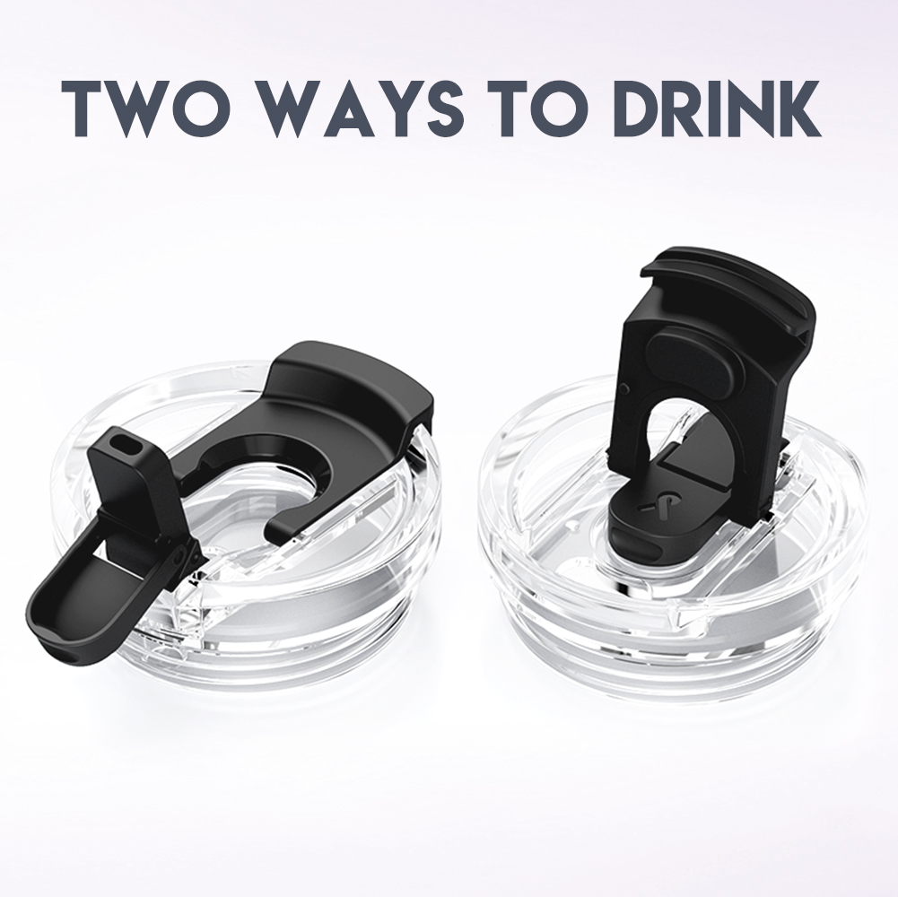 24oz cold cup 2 in 1 lid valentine black love