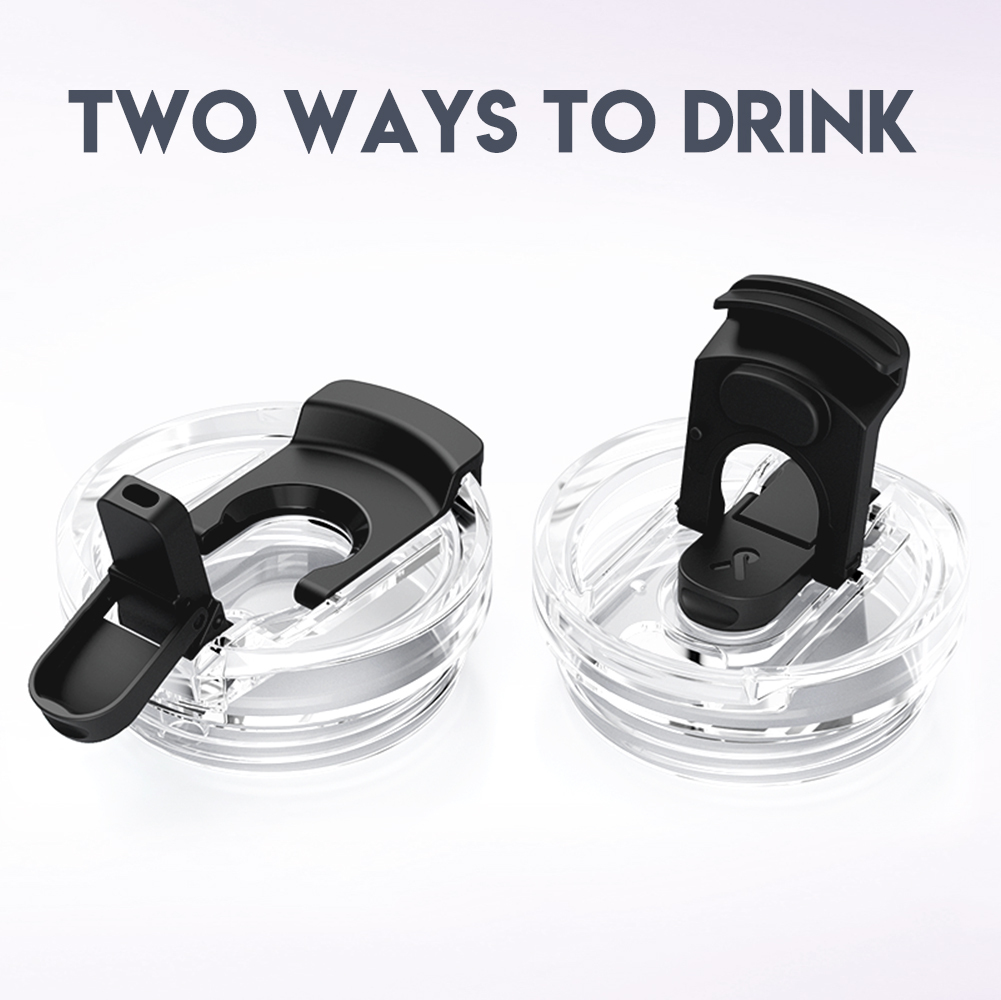 24oz cold cup 2 in 1 lid valentine black love