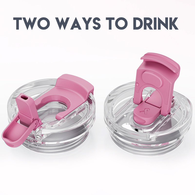 24oz cold cup 2 in 1 lid gradient red pink