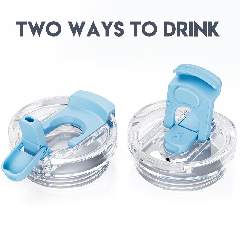 24oz cold cup 2 in 1 lid gradient blue sky