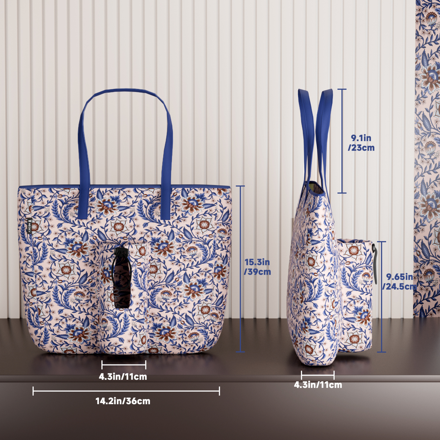 tote bag  vintage blossom