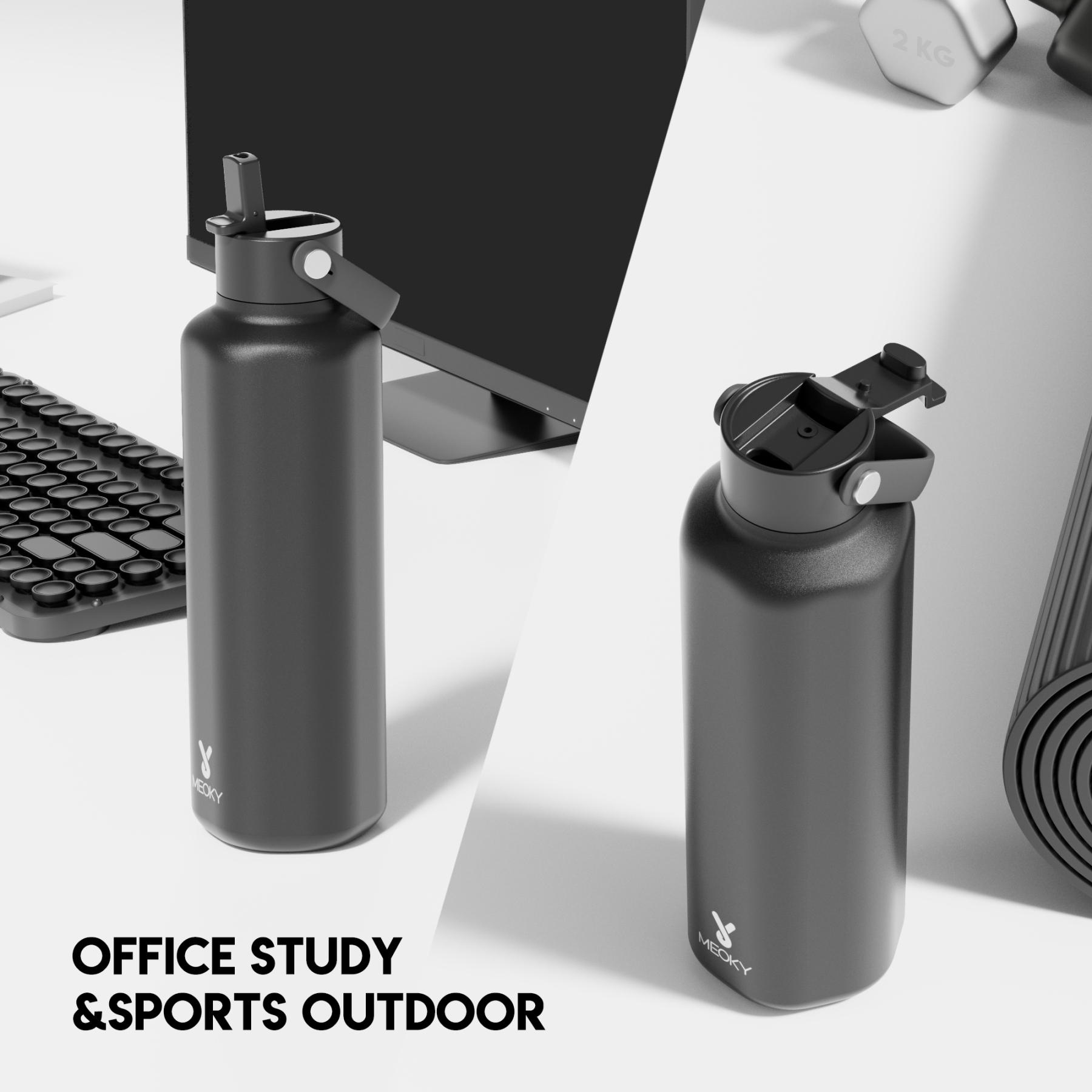 24oz Hexagonal With Carrying Handle Pure